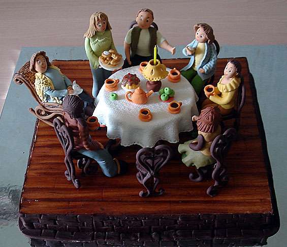 Прикольные тортики от Жанны Зубовой (34 фото)