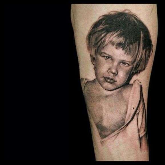  Невероятно реалистичные татуировки детей (32 фото) 