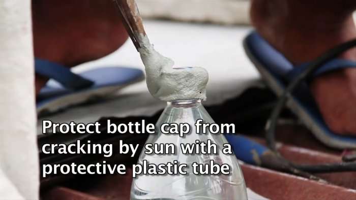 Как сделать солнечную лампу из бутылки Самоделки
