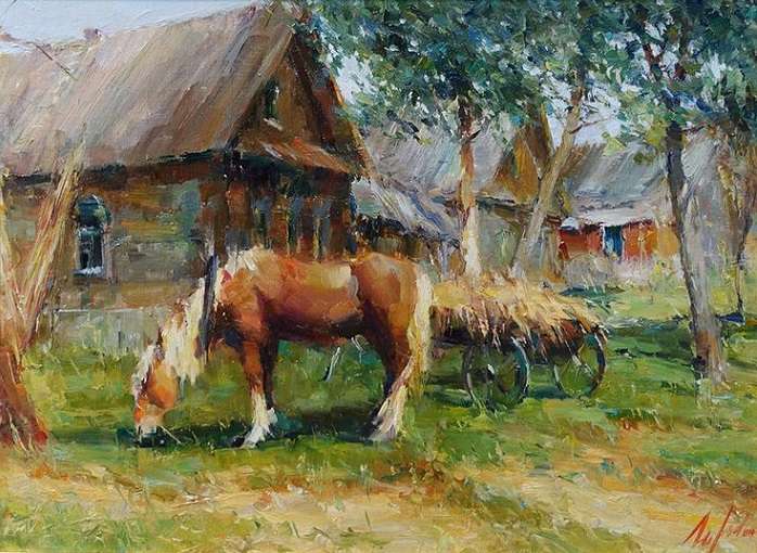 Родина бывает разная... Художник Лихоманов Юрий Викторович живопись