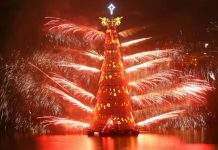 Найвища плавуча новорічна ялинка