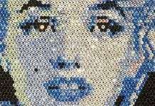 Мерилін Монро з діамантів