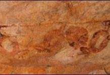 Невідомі науці кажани відображені в наскальних малюнках
