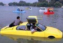 Китаєць розробив автомобіль-амфібію