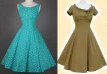 Викрійка расклешенного сукні