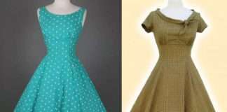 Викрійка расклешенного сукні