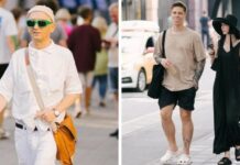 Фотографії модних людей, зроблені на вулицях москви