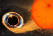Пісня червоного гіганта: супутник Black Hole розкриває бурхливе минуле