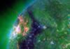 Sonneneruption erzeugt atmosphärisches Loch und bereitet die Bühne für potenzielle Nordlichter